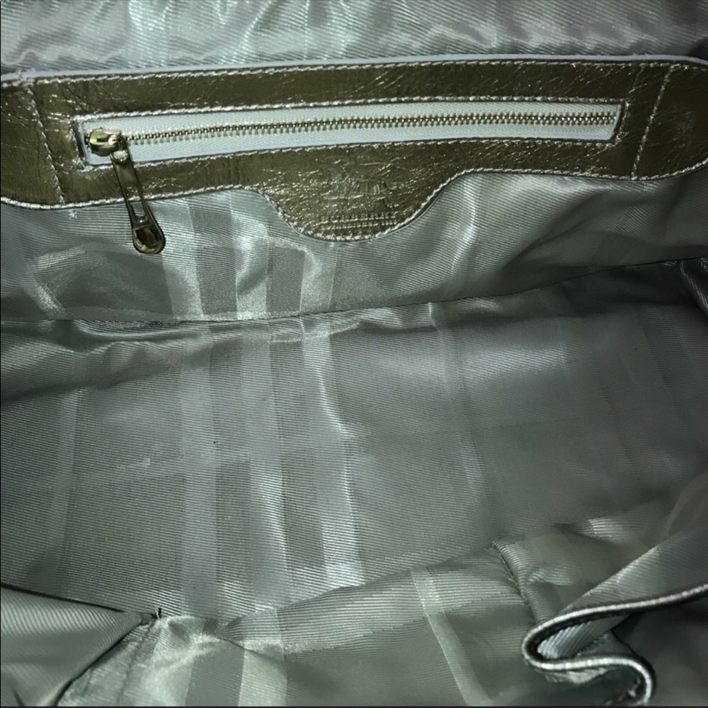 Authentic Burberry large metallic leather purse - Picture 6 of 8